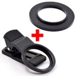 KnightX caméra de téléphone professionnel Macro objectif CPL étoile Variable ND filtre tous les smartphones 37mm 52mm 55mm 58mm pour canon nikon - Type Phone holder to ring-40.5mm