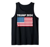 Vintage Trump 2024 Design 47th President USA Flag Men Women Tank Top