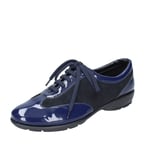 Chaussures Femme THE FLEXX 41 Ue Baskets Bleu Vernis en Daim EX175-41