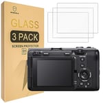 Mr.Shield Screen Protector For Sony Alpha FX3 ILME-FX3 Full-Frame Camera [Tempered Glass] [9H Hardness] [3-Pack] Screen Protector