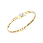 Carissima Gold - Bracelet - Femme - Coeur - Or jaune (9 cts) 4.12 Gr - Oxyde de zirconium