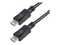 Startech.Com 35 Ft Displayport Cable With Latches - M/M - Displayport-Kabel - Displayport (Hann) Til Displayport (Hann) - 10.7 M - Låst - Svart - For P/N: Gcmdp2dpmf, Hd2dp, Hdmi2dp, Mdp2dpmf6in, Tb32dp2, Usb32dp4k