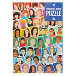 Talking Tables 1000 Piece Inspirational Women Puzzle with Matching Poster & Trivia Sheet | Colourful Illustrated Design, Birthday Present, for Her, Feminist, WOMANPUZZLE1