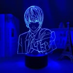 3D Led-karaktär Comic Lightanime Death Note Light Yagami Le