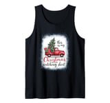 This Is My Christmas Movie Watching Shirt Red Vintage Truck Tank Top