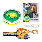 Infinity Nado Toupie pour Enfants Jouets en métal garçons, Battle Tops Toupie Launcher Jouets garçons, Spinning Tops garçons à partir de 5 6 7 8 9 10 11 12 Ans, Starter Pack Lightning Leopard