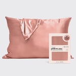 Kitsch Satin Pillowcase -   Terracotta