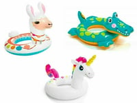 Baby Kids Inflatable Swimming Seat Pool Ring Float Lilo Unicorn Crocodile Animal