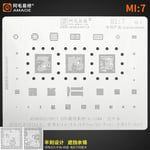 Mi1-19 Bga Reballing Stbbles Pour Xiaomi 13 12 11 10/9/8 Note8 Sm6125 Sdmandalousie Sm8250 K20 K30 Pro Note 2/3/4/4x/5/Mix Redmi Mi4 - Type Mi 7