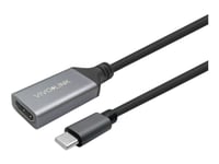 Vivolink - Adapterkabel - 24 Pin Usb-C Hann Til Hdmi Hunn - 3 M - Svart - 4K 60Hz Støtte, Up To 18 Gbps Data Transfer Rate