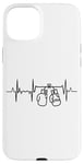 Coque pour iPhone 15 Plus Tenue d'entraînement de boxe Boxer Heartbeat Heartline ECG