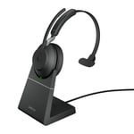 Jabra Evolve2 65 USB-A Black MS Chrg stand Mono