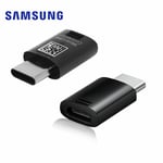 Black  USB-C To Micro-USB Converter Adapter For Galaxy S9 S9+Plus Note9