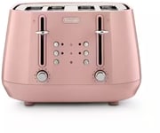 Delonghi Eclettica 4 Slice Playful Pink Toaster