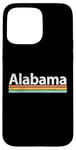 Coque pour iPhone 15 Pro Max Alabama - AL - Vintage / Worn Design - Classic