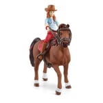 Figurine Cavaliere Hannah et Cayenne, des 5 ans, Schleich 42539 Horse Club - ...