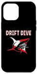 Coque pour iPhone 12 Pro Max Équipement de plongée sous-marine - Drapeau de plongée Shark Drift pour la plongée sous-marine