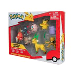 8 figurines BANDAI - Pokémon - Pikachu, Rondoudou, Rocabot, Abra, Farfuret, Métamorph, Phyllali et Magicarpe - Neuf