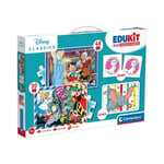 CLEMENTONI Disney Classic - Edukit 4 In 1 - Puzzles + Games