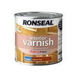 Ronseal RSLIVSMO250 250ml Quick Dry Satin Interior Varnish - Medium Oak