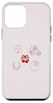 Coque pour iPhone 12 mini Fer à cheval rouge foncé - Cerises porte-bonheur - Esthétique