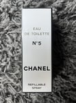 Vintage CHANEL No 5 for Women 50ml EDT Refillable Spray  New & Cellophane Sealed