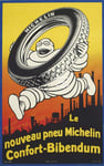 MICHELIN PNEU BIBENDUM Rf94 - POSTER HQ 50x70cm d'une AFFICHE VINTAGE