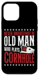 iPhone 12 mini Cornhole Team Bean Bag Player Champ Grandpa Retired Never Case