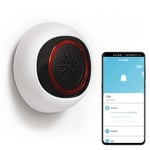 Xiaomi-Sirène intelligente Tuya Zigbee pour la sécurité à domicile,alarme stroboscopique,prise en charge du câble USB,alimentation nous-mêmes avec TUYA Smart airies - Type ZigBee-1pcs