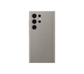 SAMSUNG Galaxy S24 Ultra Vegan Leather Case - Taupe, Silver/Grey