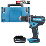 Makita DHP482Z LXT 18V Combi Drill Body With 1 x 5.0Ah Battery, Case & Inlay