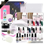 Ocibel France - COLLECTION 2024 - Coffret Kit XXL Faux Ongles Lampe LED/UV 48W G