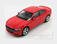 1:24 Welly Dodge Charger R/T 4-Door 2016 Red WE24079R Modellino