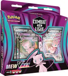Pokémon JCC Deck Combat de Ligue – Mew-VMAX (Deck prêt à l’Emploi de 60 Cartes, 4 Cartes Brillantes de V et 2 Cartes Brillantes de VMAX)