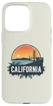 Coque pour iPhone 15 Pro Max Souvenir rétro avec horizon californien