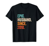 Epic Husband Since 2010 | 14th wedding anniversary 14 years T-Shirt