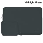 (2018-2023 Mac Air 13Midnight Green Color)Uusi kannettavan tietokoneen suojakotelo MacBookille HP Dell Lenovo Acer kannettavan tietokoneen laukku Kantolaukku 13 14 15,4 15,6 tuuman kannettavan tietokoneen kansi miehille, naisille