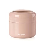 Jané Thermos pour bouillie, capacité 55 cl, passe au micro-on4s et au congélateur, jusqu'à 4 heures, Rose