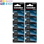 10 CAMELION CR2016 BATTERIES LITHIUM 75mAh 3 V COIN CELL DL2016 5BL EXP 2031 NEW