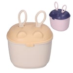 Portable Baby Milk Powder Box Bunny Ears Shaped Food Snack Storage Sealed PP BGS