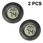 2-pack Mini Hygrometer Termometer Digital Lcd-skärm