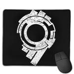 Ghost in The Shell Section 9 Logo Customized Designs Non-Slip Rubber Base Gaming Mouse Pads for Mac,22cm×18cm， Pc, Computers. Ideal for Working Or Game