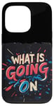 Coque pour iPhone 13 Pro Costume de discours Cool What is going on