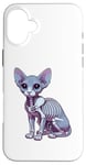 iPhone 16 Plus X-ray Sphynx Body Anatomy Radiography Skeleton Case