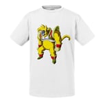 T-Shirt Enfant Dragon Ball Gt Singe Jaune Baby Vegeta Manga Anime