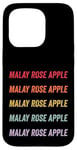 Coque pour iPhone 15 Pro Pomme rose malaise