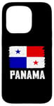 Coque pour iPhone 15 Pro T-shirt Panama pour homme et femme Drapeau panaméen Panama