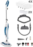 Polti Vaporetto SV460_DOUBLE Steam Mop with Handheld Cleaner, 17 Accessories, K