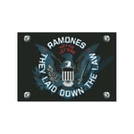 Drapeau Ramones - They laid down the law - ref dr1ramon4