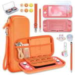 innoAura Accessoires pour Nintendo Switch Lite 17 en1 avec Etui de Transport Coque Switch lite Protecteurs d'écran en Verre Trempé